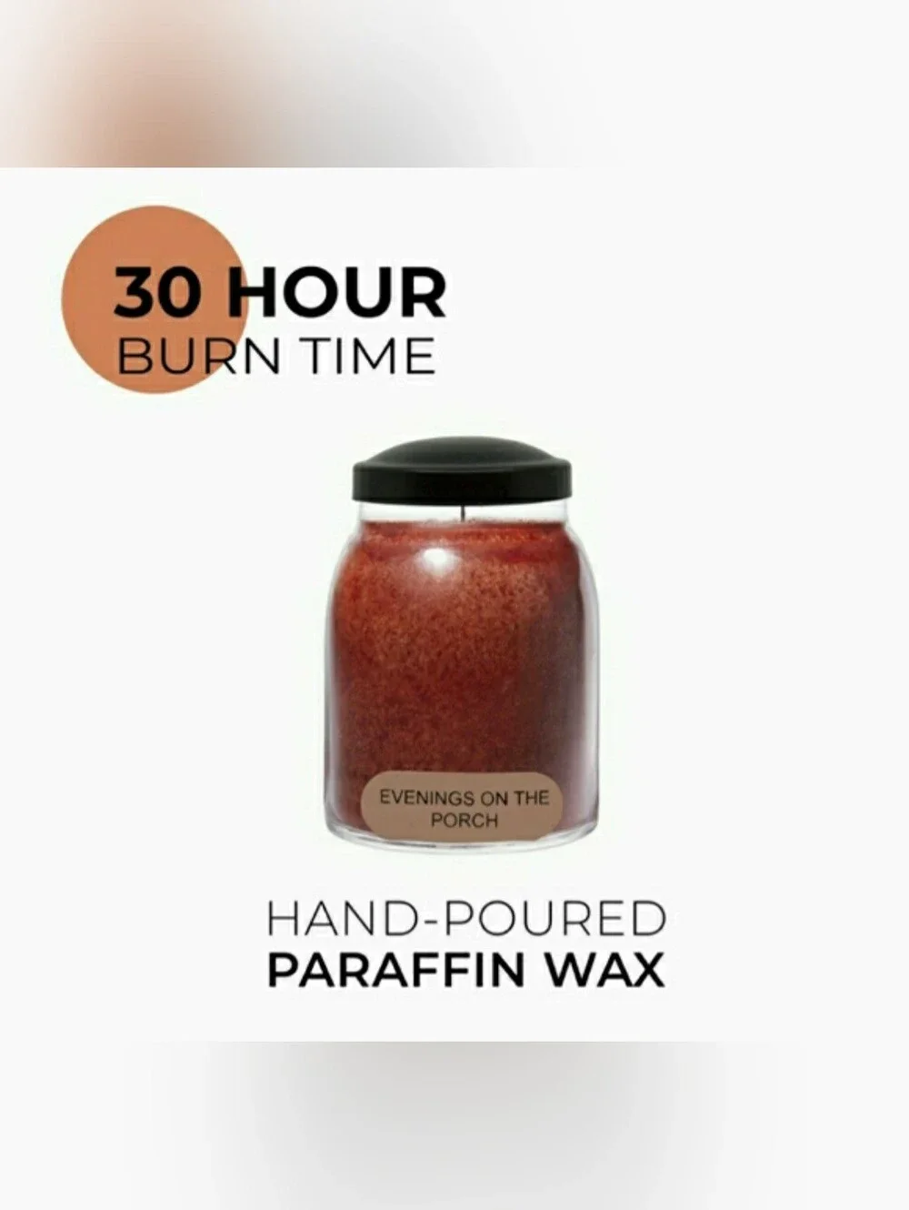 EVENING ON THE PORCH -A Cheerful Giver Strong Scented Candle, 6 oz(2 Pcs)